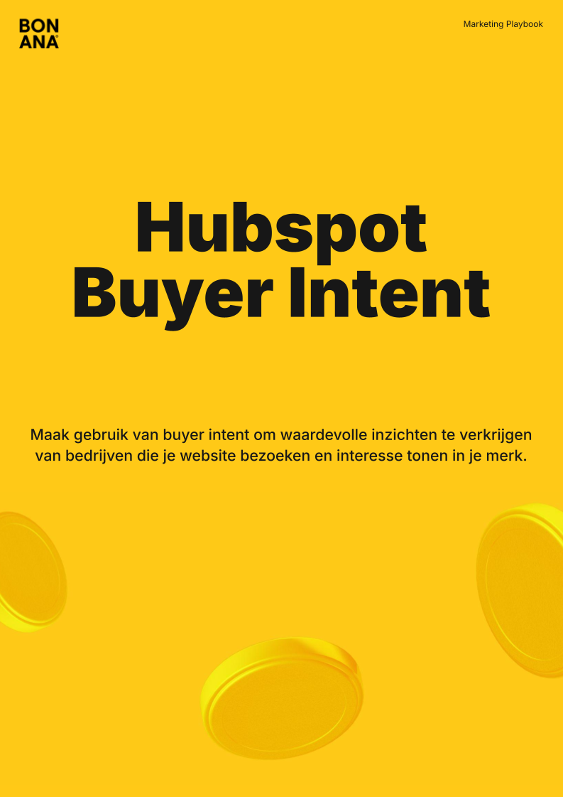 Kopie van Buyer intent _ Playbook NL